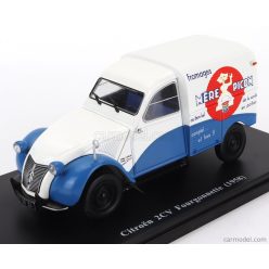   CITROEN  2CV VAN FOURGONETTE MERE PICON 1958 - WITHOUT CARD BOX - SENZA SCATOLA  WHITE BLUE