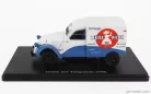 CITROEN  2CV VAN FOURGONETTE MERE PICON 1958 - WITHOUT CARD BOX - SENZA SCATOLA  WHITE BLUE