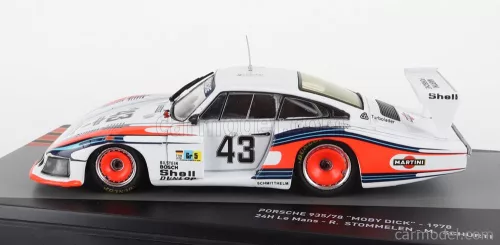 PORSCHE  935/78 3.2L TWIN TURBO MOBY DICK TEAM MARTINI RACING PORSCHE SYSTEM N 43 24h LE MANS 1978 ROLF STOMMELEN - MANFRED SCHURTI  WHITE BLUE RED