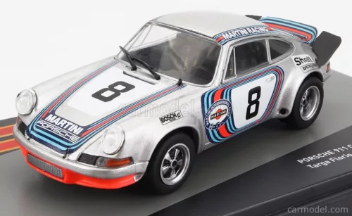 PORSCHE  911 CARRERA 2.8 RSR COUPE TEAM MARTINI RACING N 8 WINNER TARGA FLORIO 1973 HERBERT MULLER - GIJS VAN ENNEP  SILVER RED BLUE