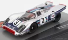 PORSCHE  917K 4.9L TEAM MARTINI RACING N 3 WINNER 12h SEBRING 1971 VIC ELFORD - GERARD LARROUSSE  SILVER BLUE