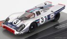 PORSCHE  917K 4.9L TEAM MARTINI RACING N 3 WINNER 12h SEBRING 1971 VIC ELFORD - GERARD LARROUSSE  SILVER BLUE