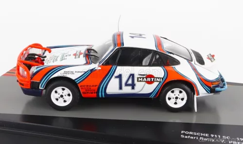 PORSCHE  911 SC 3.0 COUPE MARTINI RACING (night version) N 14 2nd RALLY EAST AFRICAN SAFARI 1978 VIC PRESTON Jr. - JOHN LYALL  WHITE RED BLUE