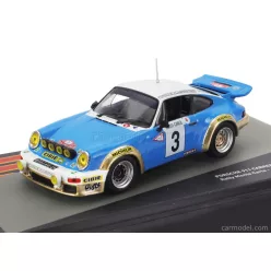   PORSCHE  911 SC 3.0L GITANES (night version) N 3 WINNER RALLY MONTECARLO 1978 JEAN PIERRE NICOLAS - VINCENTE LAVERNE  BLUE WHITE