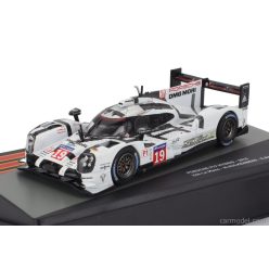   PORSCHE  919 HYBRID 2.0L TURBO V4 TEAM PORSCHE N 19 WINNER 24h LE MANS 2015 EARL BAMBER - NICK TANDY - NICO HULKENBERG  WHITE GREY BLACK
