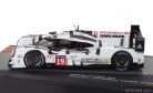 PORSCHE  919 HYBRID 2.0L TURBO V4 TEAM PORSCHE N 19 WINNER 24h LE MANS 2015 EARL BAMBER - NICK TANDY - NICO HULKENBERG  WHITE GREY BLACK