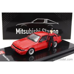 MITSUBISHI  STARION WITH DRIVER FIGURE 1988  RED