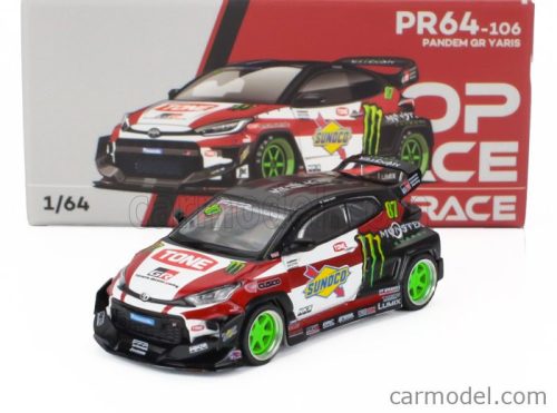 TOYOTA  YARIS GR PANDEM 2022  WHITE BLACK RED GREEN