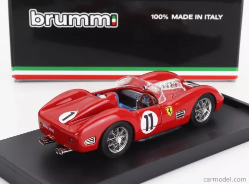 FERRARI  250TR TESTAROSSA 3.0L V12 SPIDER TEAM SCUDERIA FERRARI SPA N 11 WINNER 24h LE MANS 1960 PAUL FRERE - OLIVIER GENDEBIEN  RED