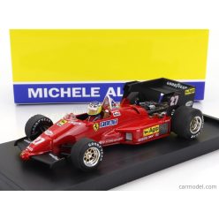   FERRARI  F1 126C4 N 27 WINNER BELGIUM GP 1984 MICHELE ALBORETO - WITH DRIVER FIGURE  RED BLACK