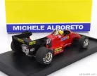 FERRARI  F1 126C4 N 27 WINNER BELGIUM GP 1984 MICHELE ALBORETO - WITH DRIVER FIGURE  RED BLACK