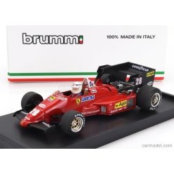   FERRARI  F1  126C4 N 28 BELGIUM GP 1984 RENE ARNOUX - WITH DRIVER FIGURE  RED BLACK