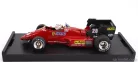 FERRARI  F1  126C4 N 28 BELGIUM GP 1984 RENE ARNOUX - WITH DRIVER FIGURE  RED BLACK