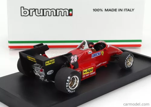 FERRARI  F1  126C4 N 28 BELGIUM GP 1984 RENE ARNOUX  RED BLACK