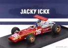 FERRARI  F1  312 N 26 WINNER FRANCE GP 1968 JACKY ICKX - WITH DRIVER FIGURE  RED WHITE