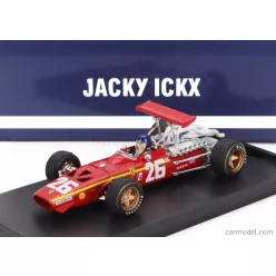   FERRARI  F1  312 N 26 WINNER FRANCE GP 1968 JACKY ICKX - WITH DRIVER FIGURE  RED WHITE