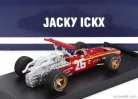 FERRARI  F1  312 N 26 WINNER FRANCE GP 1968 JACKY ICKX - WITH DRIVER FIGURE  RED WHITE