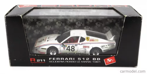 FERRARI  512BB SCUDERIA ROSSO N 48 24h LE MANS 1981 M.SALMON - S.PHILIPS - S.EARLE