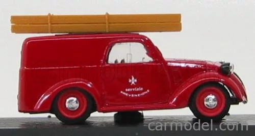 FIAT  500B VAN VIGILI DEL FUOCO SERVIZIO PREVENZIONE 1946