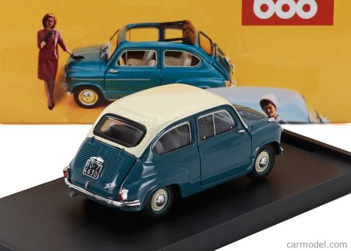 FIAT  600 BERLINA 1-SERIES 1955  BLU CHIARO - BLUE IVORY