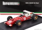 FERRARI  F1 312 N 10 ITALY GP 1969 PEDRO RODRIGUEZ - WITH DRIVER FIGURE  RED WHITE