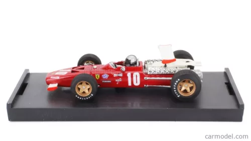 FERRARI  F1 312 N 10 ITALY GP 1969 PEDRO RODRIGUEZ - WITH DRIVER FIGURE  RED WHITE