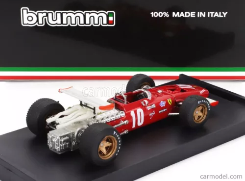 FERRARI  F1 312 N 10 ITALY GP 1969 PEDRO RODRIGUEZ  RED WHITE