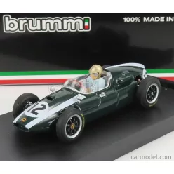   COOPER  F1 T51 CLIMAX N 12 WINNER BRITISH GP JACK BRABHAM 1959 WORLD CHAMPION - WITH DRIVER FIGURE