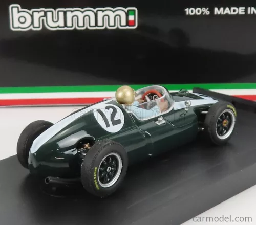 COOPER  F1 T51 CLIMAX N 12 WINNER BRITISH GP JACK BRABHAM 1959 WORLD CHAMPION - WITH DRIVER FIGURE