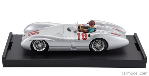 MERCEDES BENZ  F1  W196C N 18 WORLD CHAMPION SEASON 1954 JUAN MANUEL FANGIO - WITH DRIVER FIGURE  SILVER
