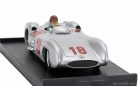 MERCEDES BENZ  F1  W196C N 18 WORLD CHAMPION SEASON 1954 JUAN MANUEL FANGIO - WITH DRIVER FIGURE  SILVER