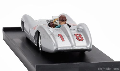 MERCEDES BENZ  F1  W196C N 18 WORLD CHAMPION SEASON 1954 JUAN MANUEL FANGIO - WITH DRIVER FIGURE  SILVER