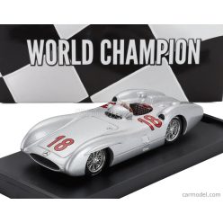   MERCEDES BENZ  F1  W196C N 18 WORLD CHAMPION SEASON 1954 JUAN MANUEL FANGIO  SILVER