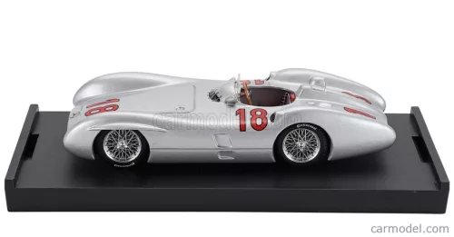 MERCEDES BENZ  F1  W196C N 18 WORLD CHAMPION SEASON 1954 JUAN MANUEL FANGIO  SILVER
