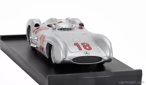 MERCEDES BENZ  F1  W196C N 18 WORLD CHAMPION SEASON 1954 JUAN MANUEL FANGIO  SILVER