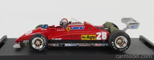 FERRARI  F1  126C2 N 28 3rd ITALY GP 1982 MARIO ANDRETTI - WITH DRIVER FIGURE