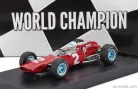 FERRARI  F1  158 N 2 WORLD CHAMPION WINNER ITALY GP 1964 JOHN SURTEES 1964 - WITH DRIVER FIGURE  RED