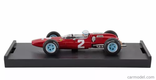 FERRARI  F1  158 N 2 WORLD CHAMPION WINNER ITALY GP 1964 JOHN SURTEES 1964 - WITH DRIVER FIGURE  RED