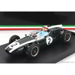   COOPER  F1  T53 N 2 BRITISH GP 1960 B.MCLAREN - WITH DRIVER FIGURE