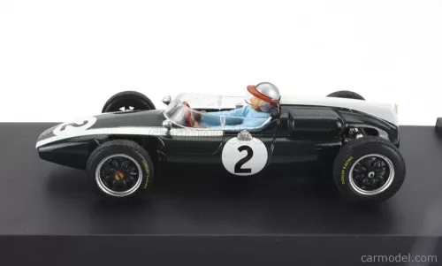 COOPER  F1  T53 N 2 BRITISH GP 1960 B.MCLAREN - WITH DRIVER FIGURE