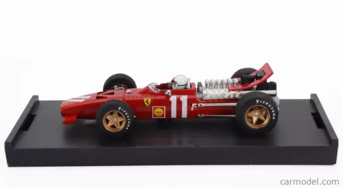 FERRARI  F1  312 N 11 MONACO GP 1969 CHRIS AMON - WITH DRIVER FIGURE  RED WHITE