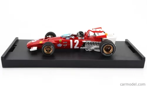 FERRARI  F1  312B N 12 WINNER GP AUSTRIAN 1970 JACKY ICKX - WITH DRIVER FIGURE  RED WHITE