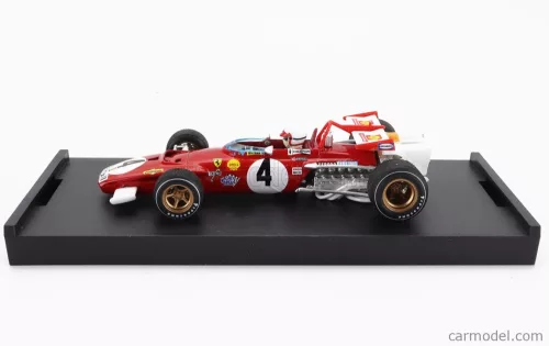FERRARI  F1 312B N 4 WINNER ITALY GP 1970 CLAY REGAZZONI - WITH DRIVER FIGURE  RED WHITE