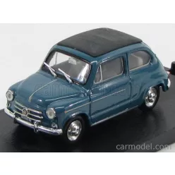 FIAT  600D TRASFORMABILE CHIUSA 1960  BLUE 404