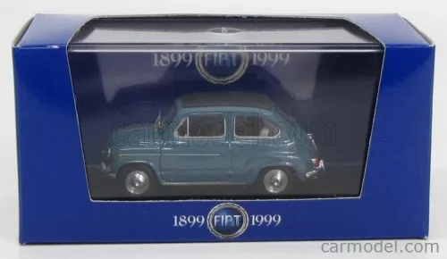 FIAT  600D TRASFORMABILE CHIUSA 1960  BLUE 404