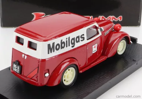 FIAT  1100 E VAN MOBILGAS 1956  RED WHITE