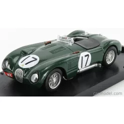   JAGUAR  C-TYPE 3.4L S6 TEAM JAGUAR CARS LTD N 17 2nd 24h LE MANS 1953 S.MOSS - P.WALKER  BRITISH RACING GREEN