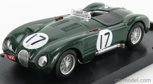 JAGUAR  C-TYPE 3.4L S6 TEAM JAGUAR CARS LTD N 17 2nd 24h LE MANS 1953 S.MOSS - P.WALKER  BRITISH RACING GREEN