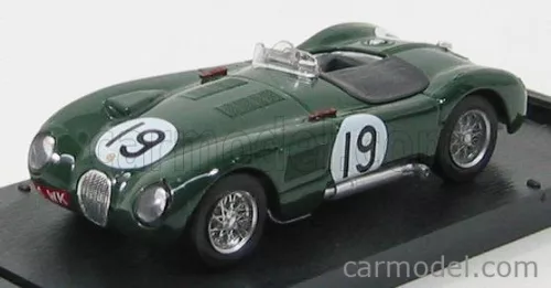 JAGUAR  C TYPE 4th LE MANS 1953 WHITEHEAD-STEWART N 19