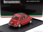 FIAT  500 NUOVA CHIUSA CLOSED 1959  ROSSO CORALLO - RED